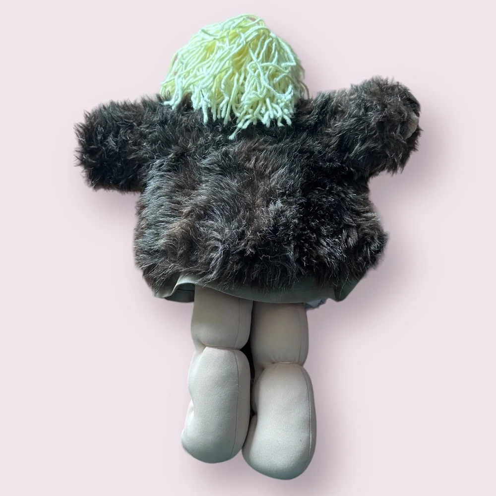 Vintage Blonde Cabbage Patch Kids Fancy Faux Fur Coat Doll 1980’s